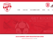 Tablet Screenshot of centralillinoissocceracademy.com